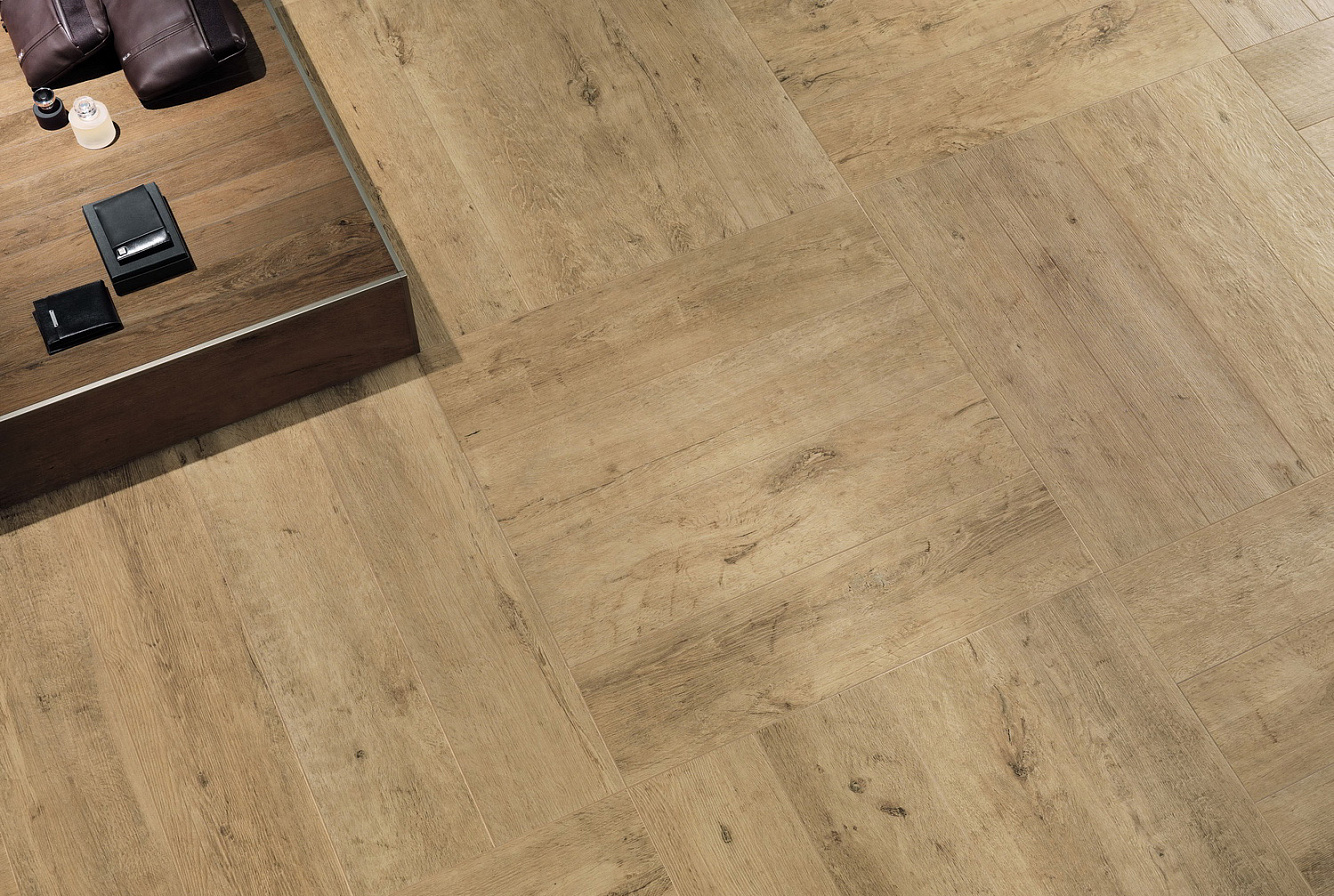 Керамогранит Atlas Concorde Axi Golden Oak. Выразить себя в стиле и силе экспрессии.